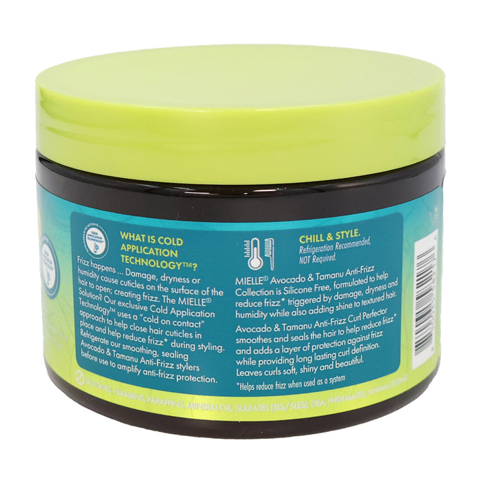 Mielle Avocado and Tamanu Anti Frizz Curl Perfector, 12 Oz.