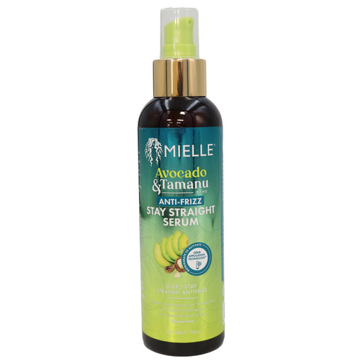 Mielle Avocado and Tamanu Anti Frizz Stay Straight Serum, 6 Oz.
