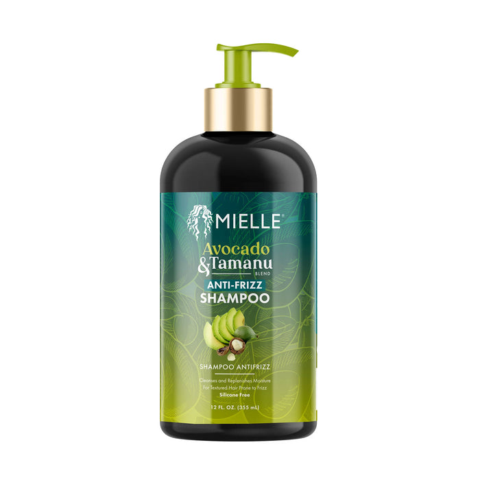 Mielle Avocado and Tamanu Anti Frizz Shampoo, 12 Oz.