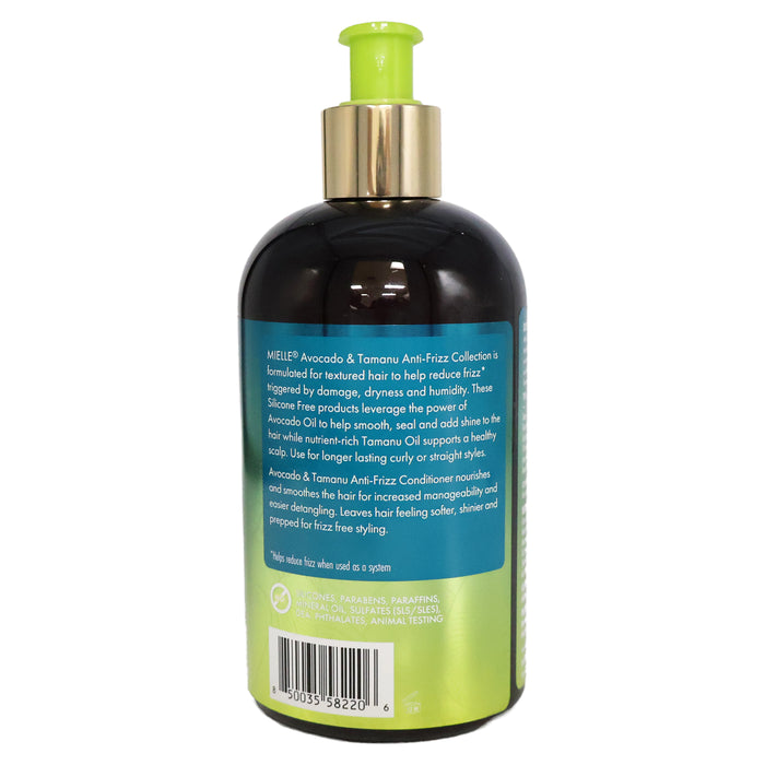 Mielle Avocado and Tamanu Anti Frizz Conditioner, 12 Oz.