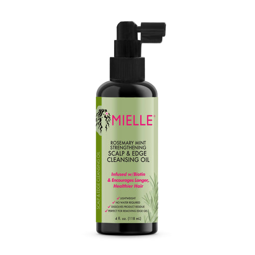 Mielle Rosemary Mint Strengthening Scalp & Edge Cleansing Oil, 4 oz