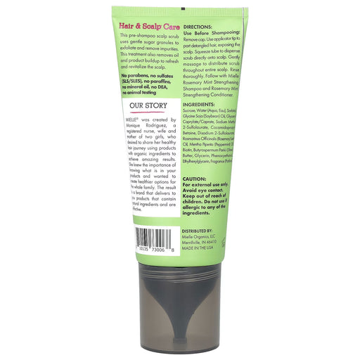 Mielle Rosemary Mint Clarifying Sugar Scalp Scrub, 6 oz