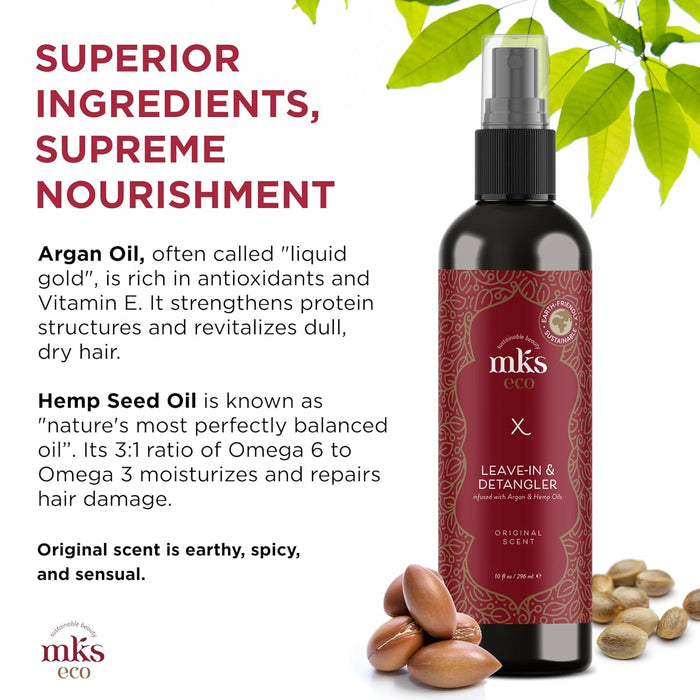 MKS eco X Detangler Original Scent, 4 Oz.