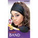 Qfitt Large Hair Satin Band, Black