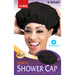 Qfitt Vinyl Shower Cap, X Large, Black