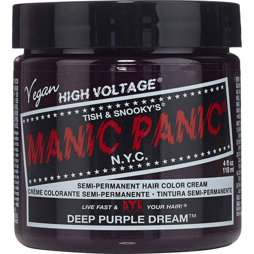 Manic Panic Semi Hair Color Deep Purple Dream 11048 4oz