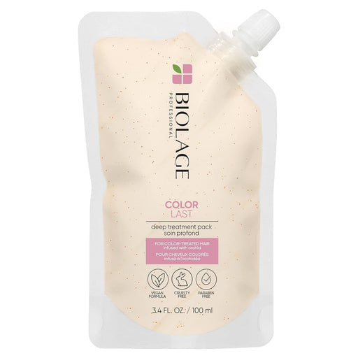 Matrix Biolage Color Last Deep Treatment Pack Hair Mask for Color,Treated Hair, 3.4 Oz.