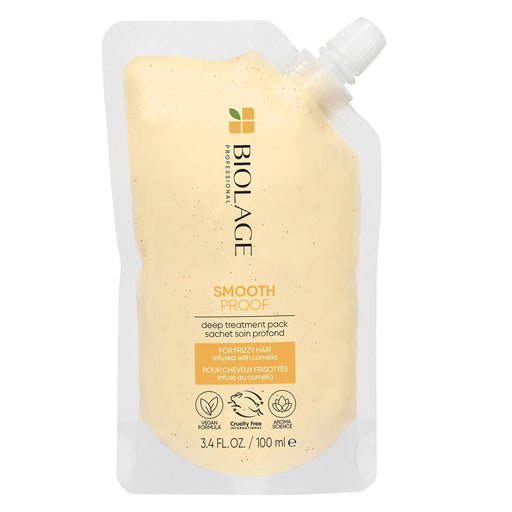 Matrix Smooth Proof Deep Treatment Pack Hair Mask for Frizzy Hair, 3.4 oz