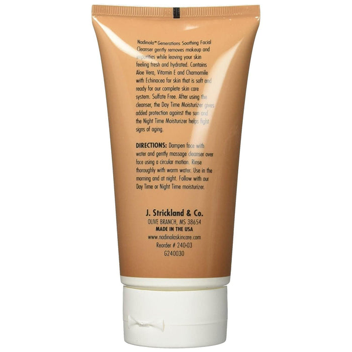 Nadinola Generations Soothing Facial Cleanser 5.5 Oz.