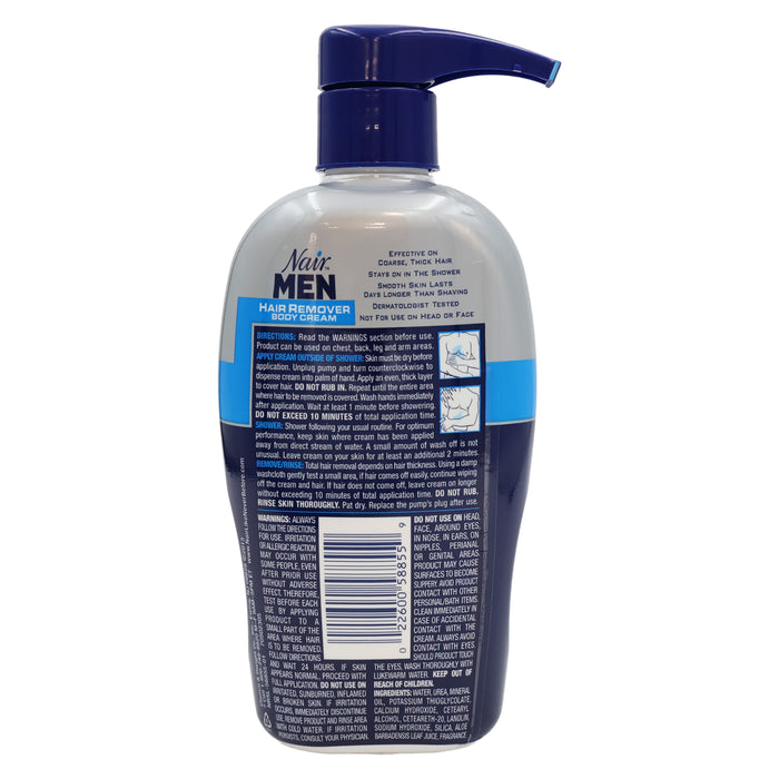 Nair Hair Remover for Men Hair Remover Body Cream, 13 Oz
