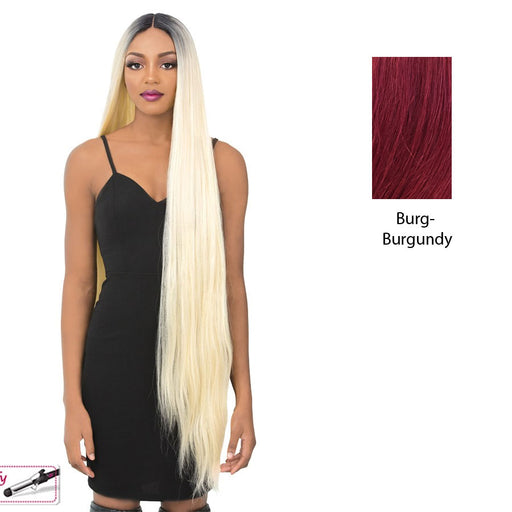 Synthetic Iron Friendly Full Wig - Niki,Burgandy
