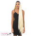 Synthetic Iron Friendly Full Wig - Niki,Off Black Top With Platinum Blonde Ends