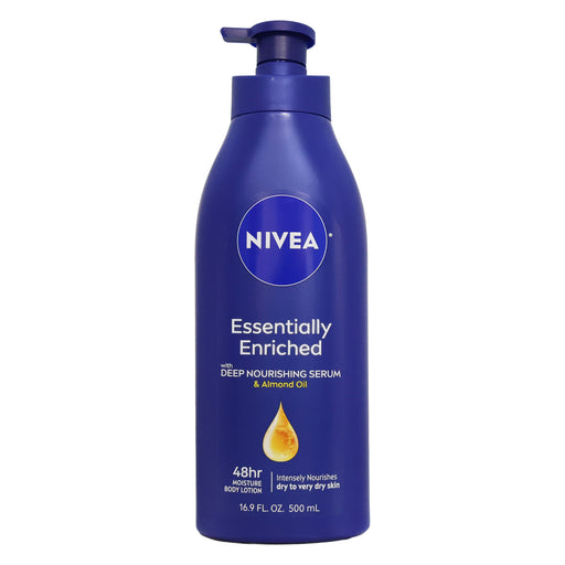 Nivea Essentially Enriched 48hr Moisture Body Lotion, 16.9 Oz.