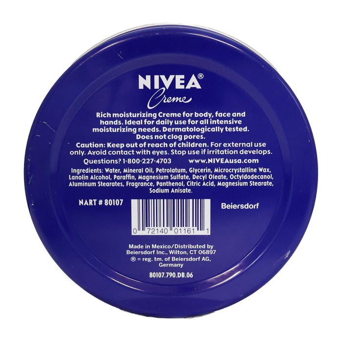 Nivea Creme Tin Case, 13.5 Oz.