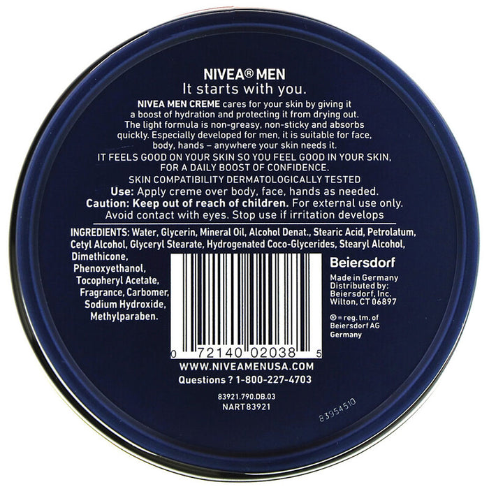 Nivea Men Creme, 5.3 Oz.