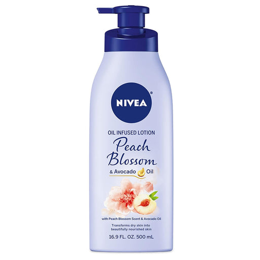 Nivea Oil Infused Body Lotion Peach Blossom And Avocado Oil, 16.9 Oz.