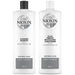 NIOXIN System 1 for Natural Hair With Light Thinning Duo, 33.8 oz Each