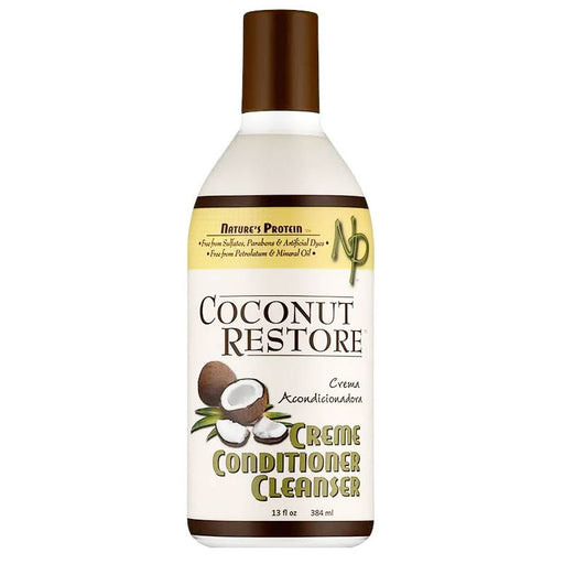 Nature's Protein Coconut Restore Creme Conditioner Cleanser 13 Oz