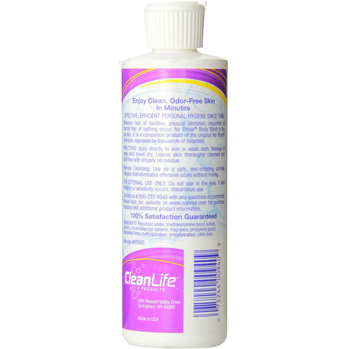 No Rinse Body Wash, 8 Oz.