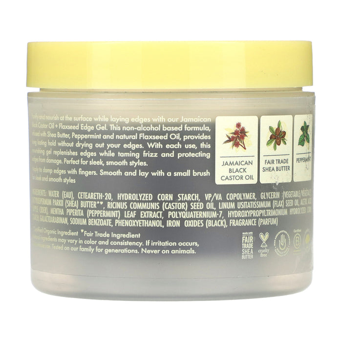 SheaMoisture Jamaican Black Castor Oil Black Edge Control Gel 3.5 Oz