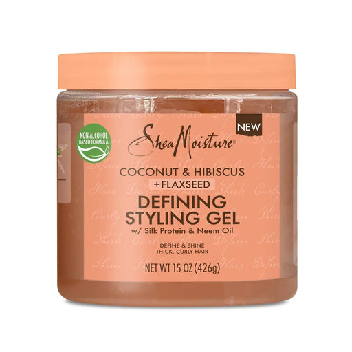 Shea Moisture Coconut Hibiscus Flaxseed Defining Styling Gel 15oz