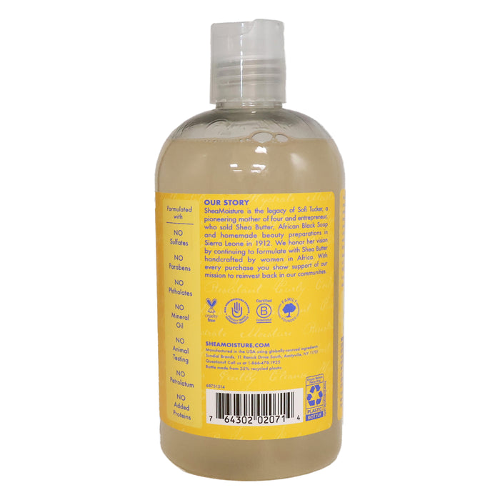 SheaMoisture Grapeseed Tea Tree Oils Low Porosity Weightless Hydrating Shampoo with Sunflower Oil, 13 Oz