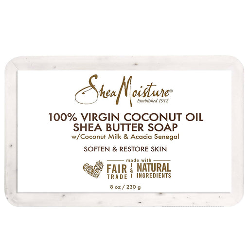 Shea Moisture 100 Virgin Coconut Oil Soap, 8 Oz.