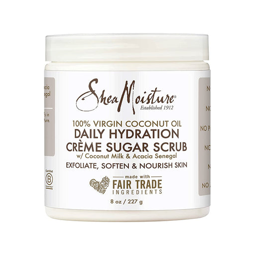 Shea Moisture Virgin Coconut Oil Sugar Hand Body Scrub 8 Oz.