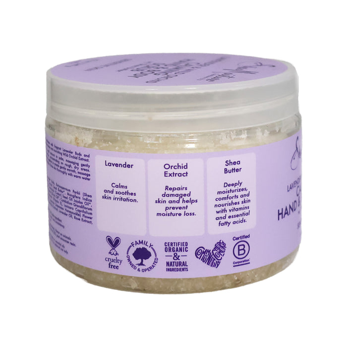 Shea Moisture Hand Body Scrub, Lavender Wild Orchid, 12 Oz.