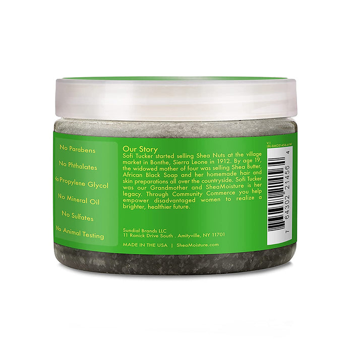 Shea Moisture African Water Mint Ginger Detox Hand Body Scrub 12 Oz.