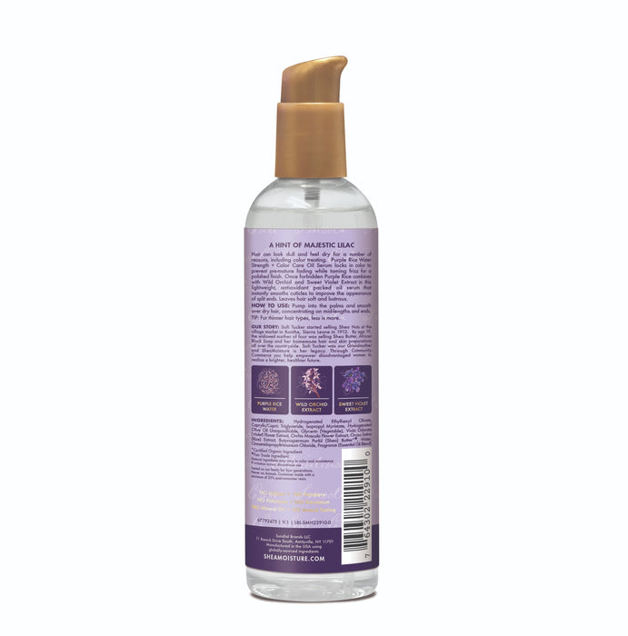 SheaMoisture Purple Rice Water Strength + Color Care Oil Serum 4 Oz