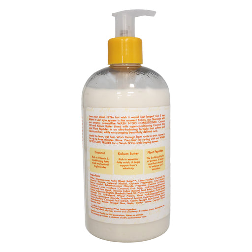 Shea Moisture Coconut Custard Make It Last Wash N' Go Conditioner, 13 Oz.