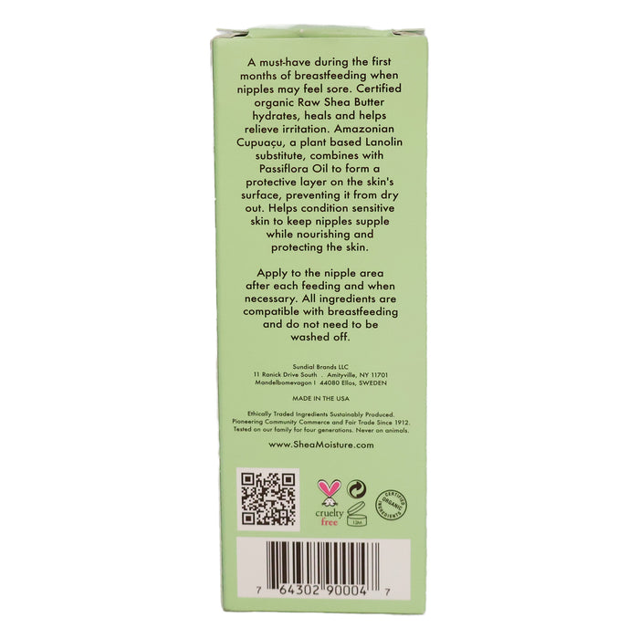 Shea Moisture Raw Shea Cupuacu Mommy Soothing Nursing Balm, 2 Oz.