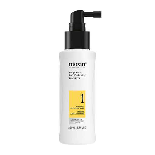 NIOXIN System 1 Leave In Treatment For Natural Hair With Light Thinning, 6.8 oz