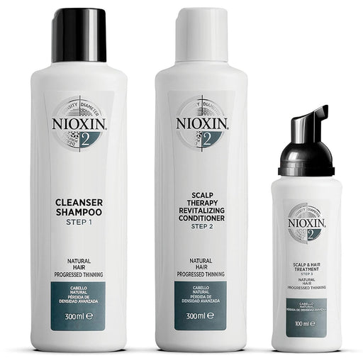 NIOXIN System Kit 2, Hair Thickening For Natural Hair with Progressed Thinning