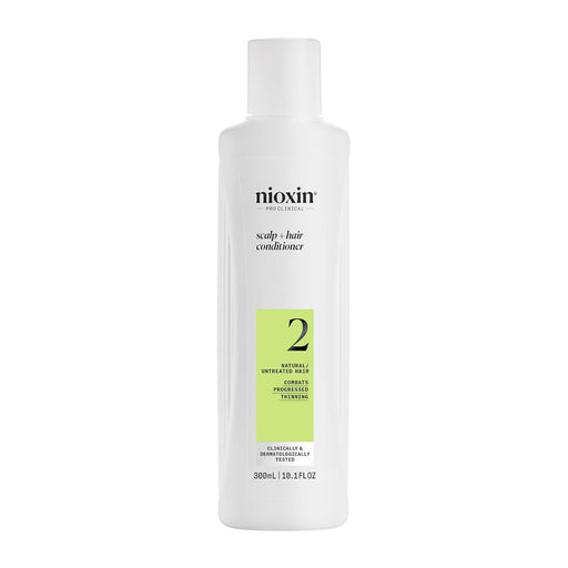 NIOXIN System 2, Scalp Therapy Conditioner For Natural Hair with Progressed Thinning, 10.1 Oz.