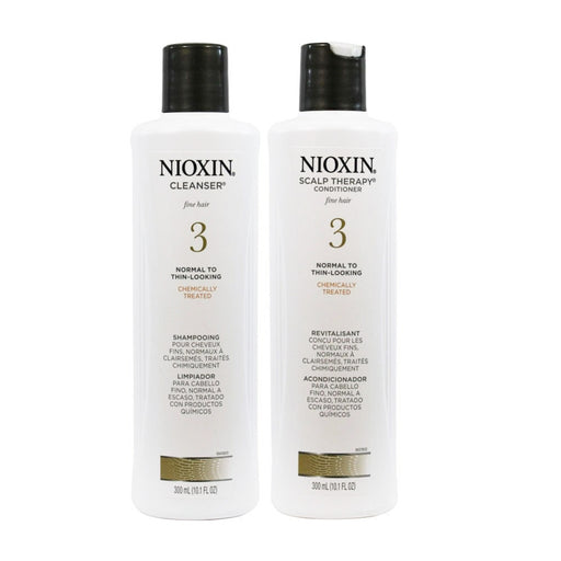 NIOXIN System 3 for Colored Hair Light Thinning, Duo, 10.1 oz Each