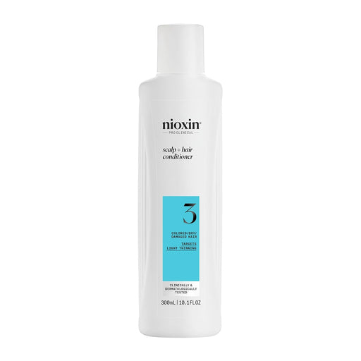 NIOXIN System 3 Scalp, Hair Conditioner For Colored Hair With Light Thinning, 10.1 Oz.