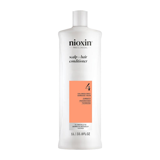 NIOXIN System 4 Conditioner For Colored Hair With Progressed Thinning, 33.8 Oz.