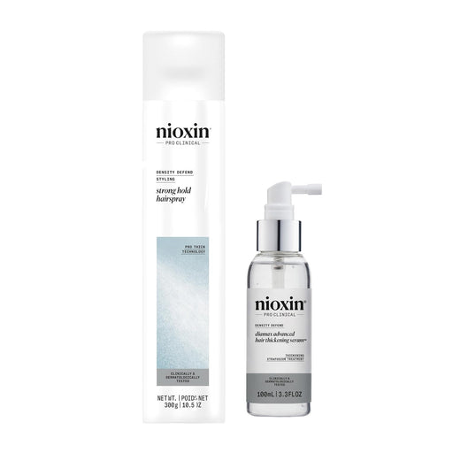 NIOXIN Diamax 3.4 Oz. for Instantly Fuller With NioSpray Regular Hold 10.2 Oz.