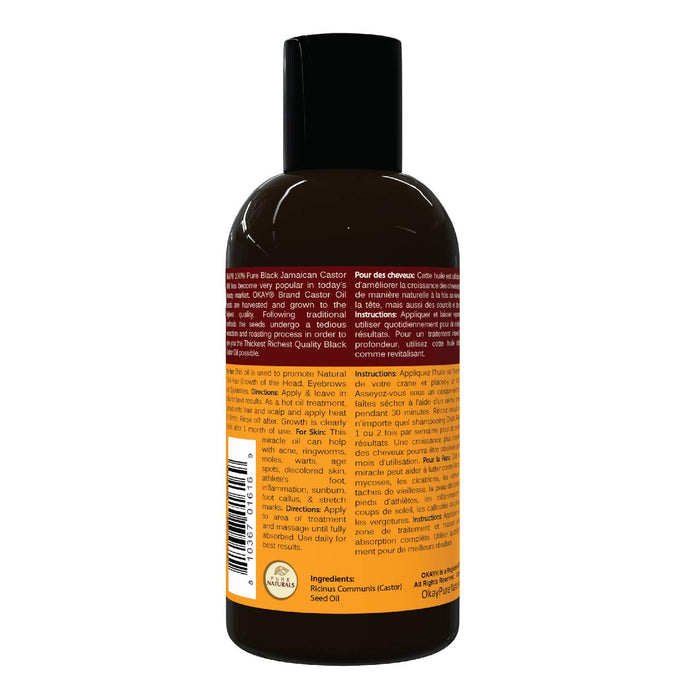 Okay Castor Oil Jamaican Palma Christi 8oz