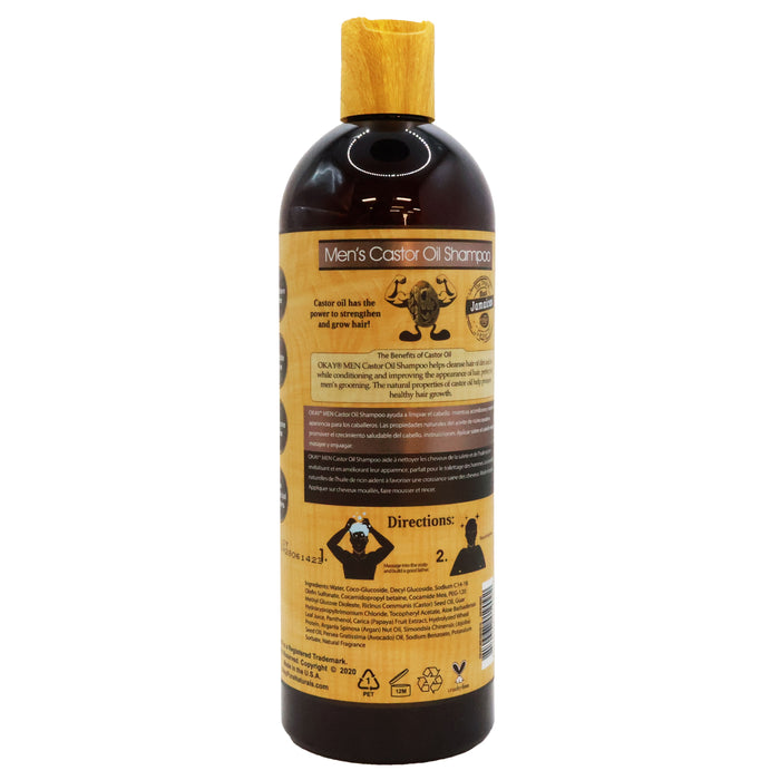 OKAY for MEN Beard and Hair Shampoo 16Oz.