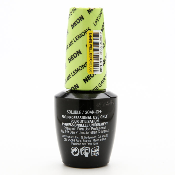OPI- Nail Lacquer-GelColor - Life Gave Me Lemons 0.5 OZ