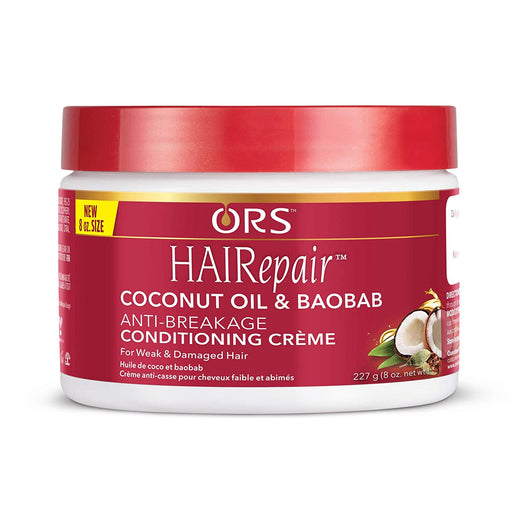 Ors Hairepair Coconut Oil Baobab Anti Breakage Conditioning Creme 8 Oz