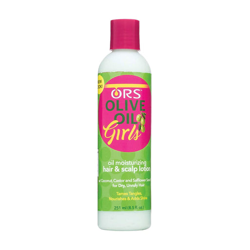 ORS Olive Oil Girls Oil Moisturizing Hair And Scalp Lotion, 8.5 Oz.