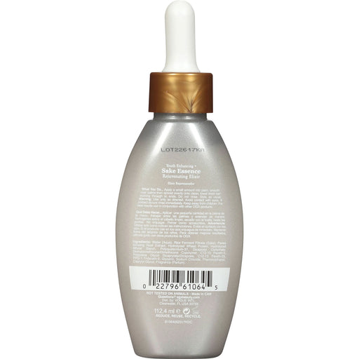 Ogx Sake Essence Serum Elixer With Dropper 3.8 Oz.