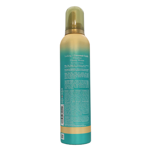 Ogx Styling Coconut Curls Decadent Creamy Mousse, 7.9 Oz.