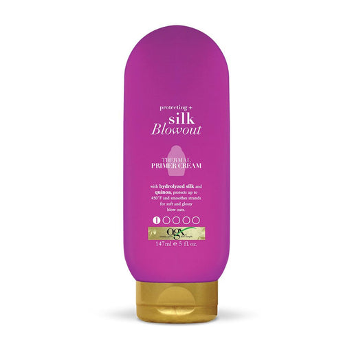 Ogx Silk Blowout Thermal Primer Cream 5 Oz.