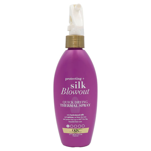 Ogx Silk Blowout Drying Thermal Spray, 6 Oz.