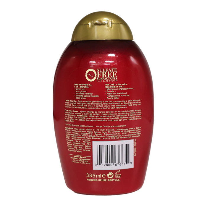 Ogx Keratin Smoothing Oil Shampoo, 13 Oz.